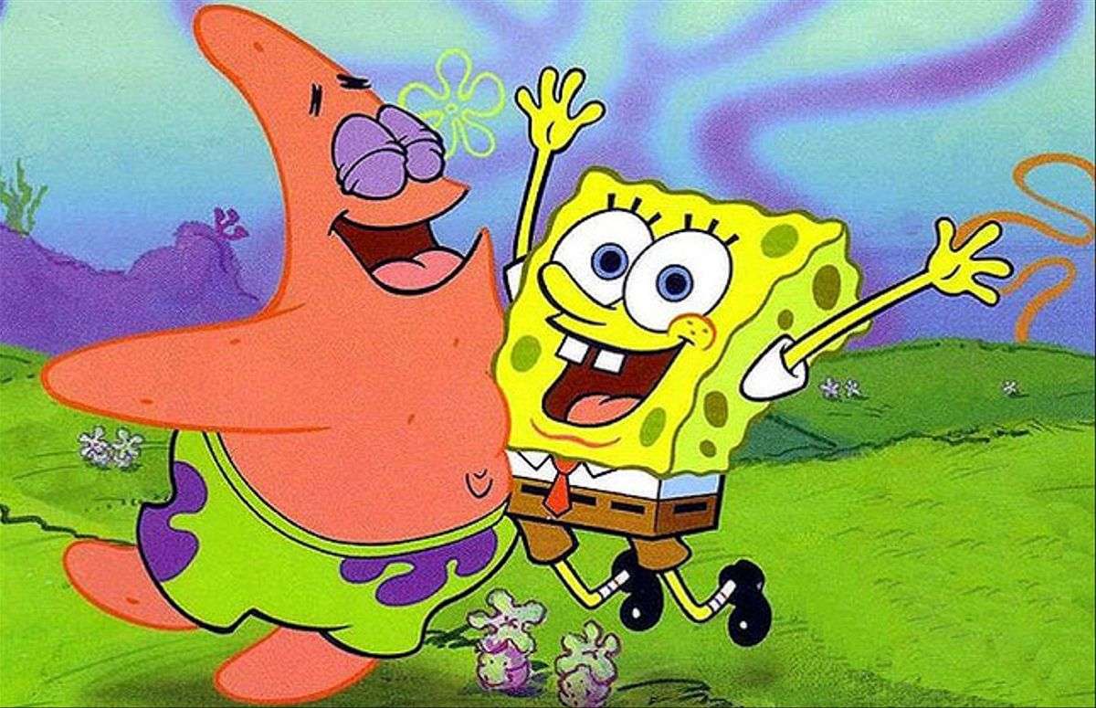 SpongeBob i Patrick. puzzle online