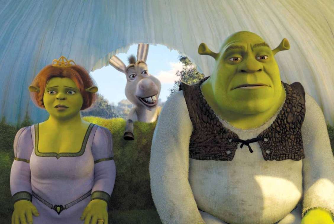 Shrek i Fiona. puzzle online