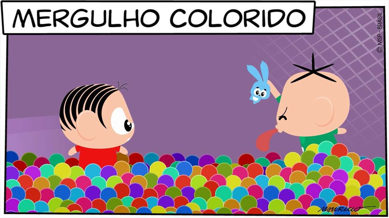 kolorowy dip. puzzle online