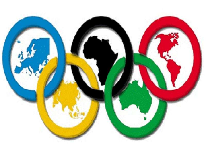 Flaga olimpijska puzzle online