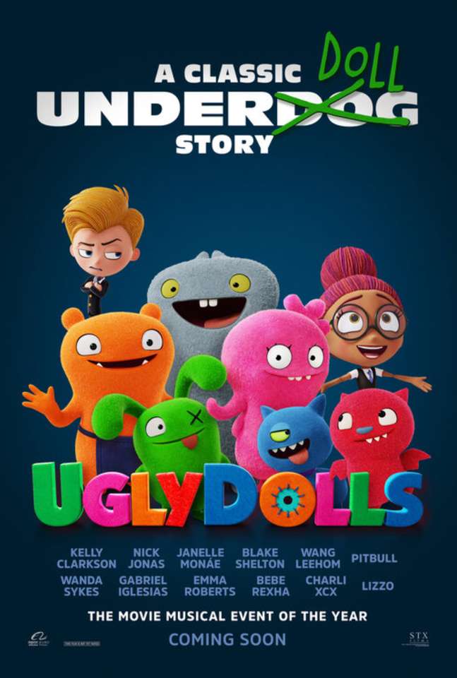 Plakat filmowy Uglydolls. puzzle online