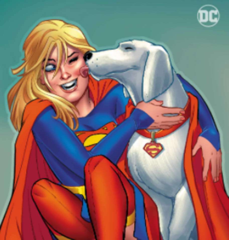Supergirl i Krypto Superdog puzzle online