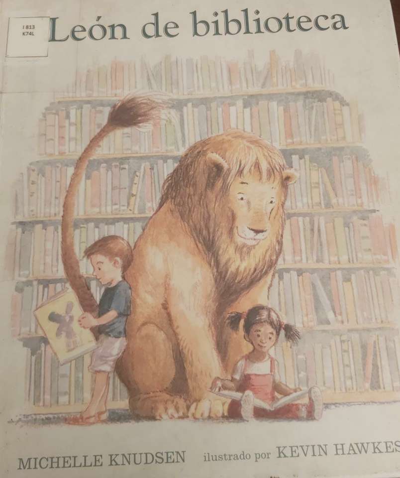 Lwa w bibliotece puzzle online