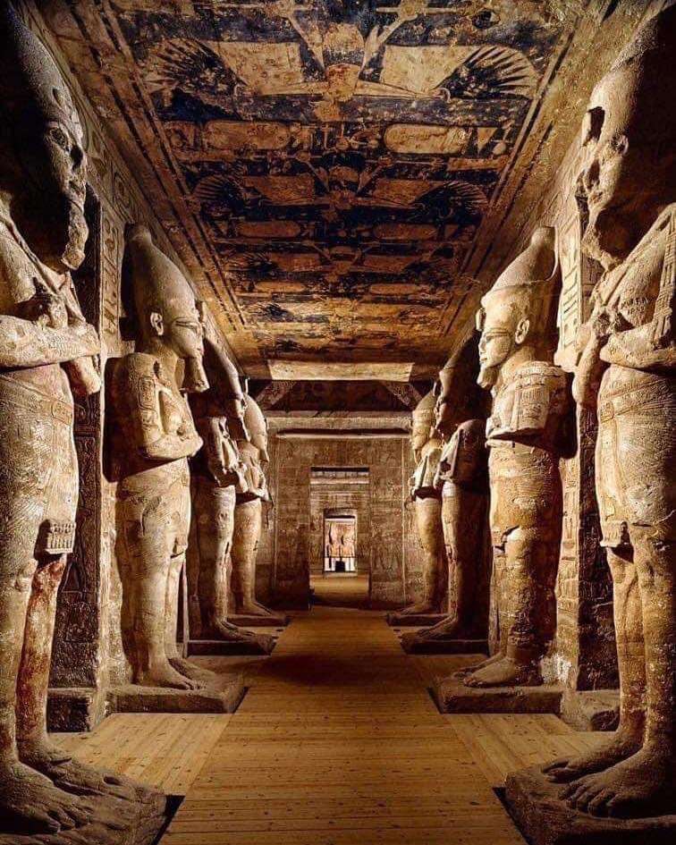 Świątynia Ramses LL -abu Simbel South Egipt puzzle online