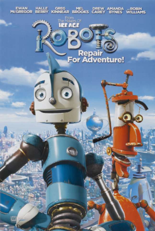 Roboty 2005 plakat filmowy puzzle online