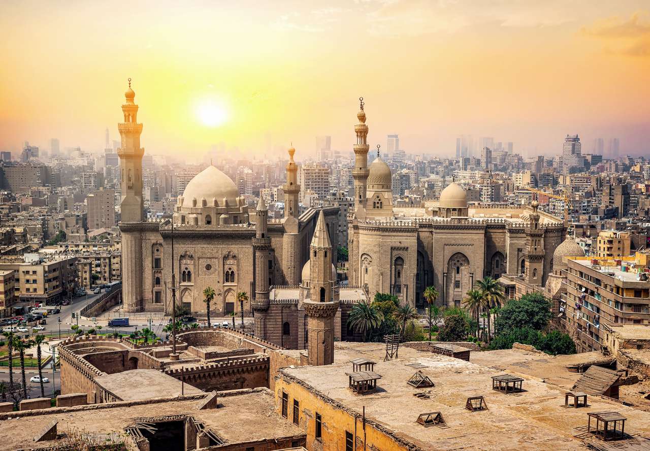 Meczet Sułtan w Kairze, Egipt puzzle online