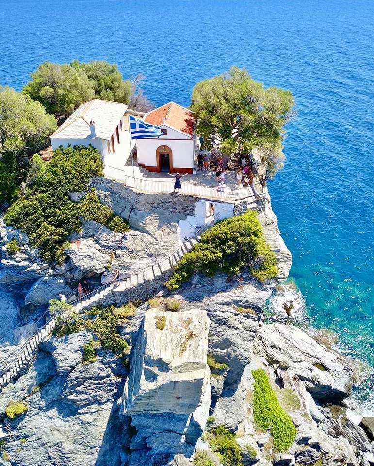 Skopelos Greek Island. puzzle online