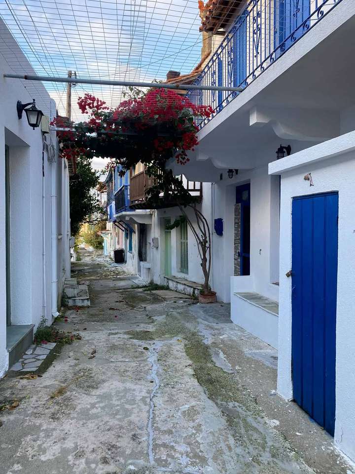 Klimat na greckiej wyspie Skopelos Palio puzzle online