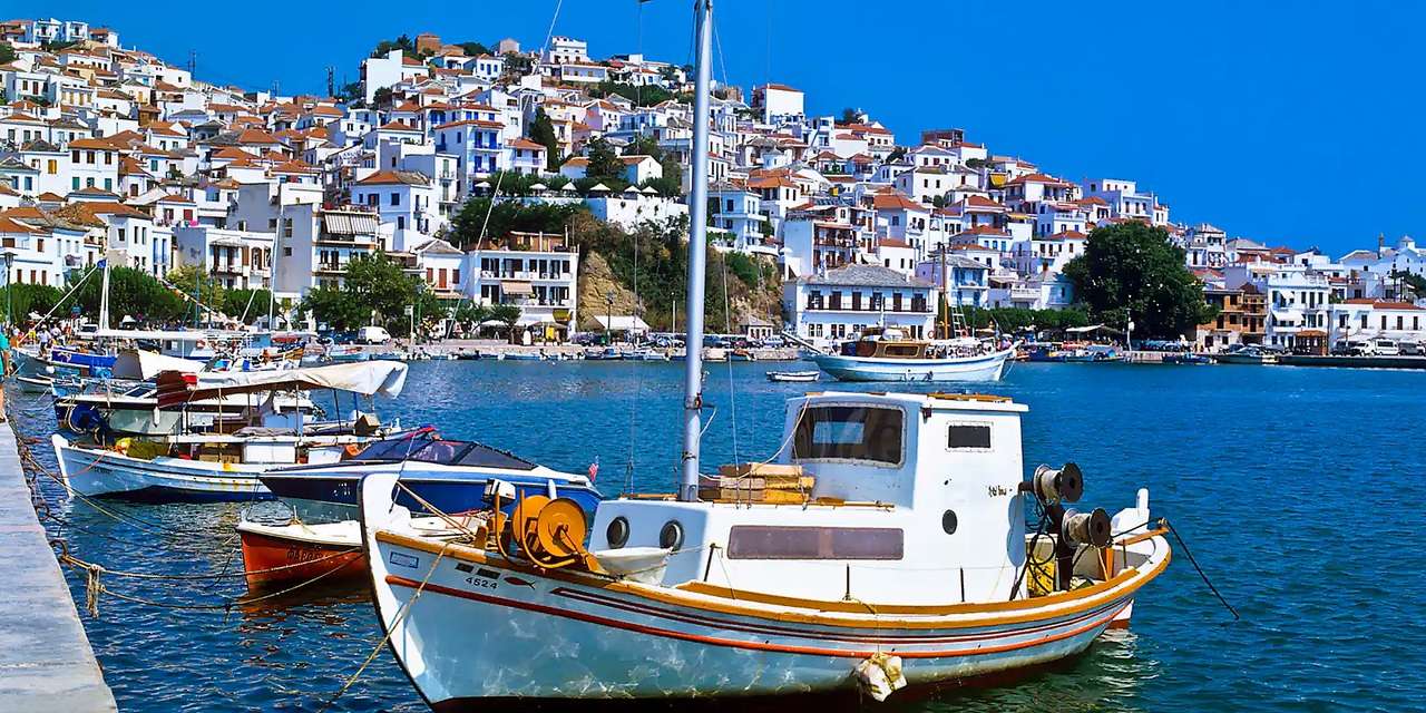 Skopelos Greek Island. puzzle online