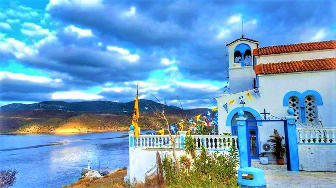 Wyspa Skyros Grecka Agios Nikolaos Linaria puzzle online