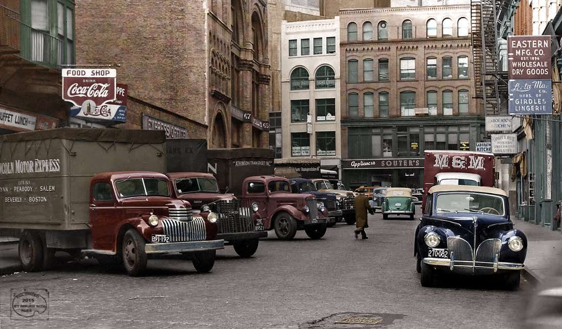 1949 - Kingston Street Found Bedford Street, Boston puzzle online