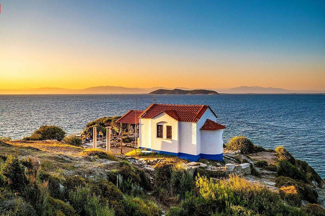 Thasos Greek Island. puzzle online