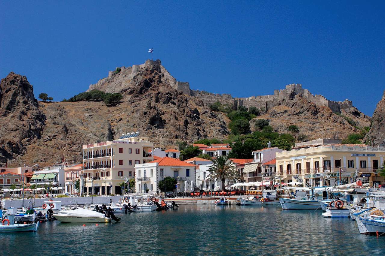 Limnos Greek Island Myrina puzzle online