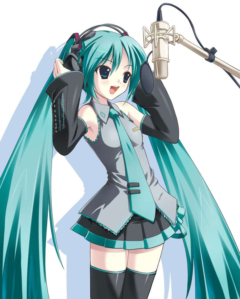 HatSune Miku Cantando. puzzle online