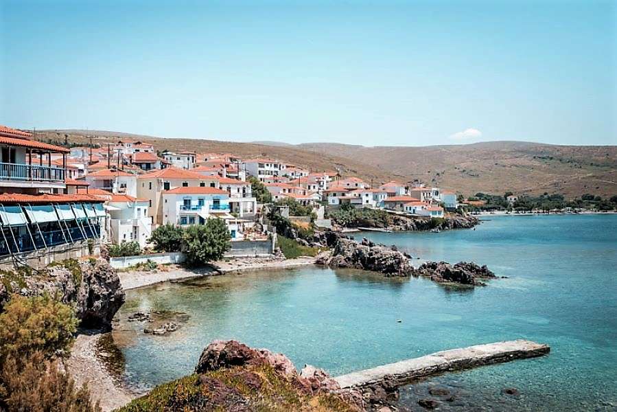 Sigri na Lesbos Grece Island puzzle online