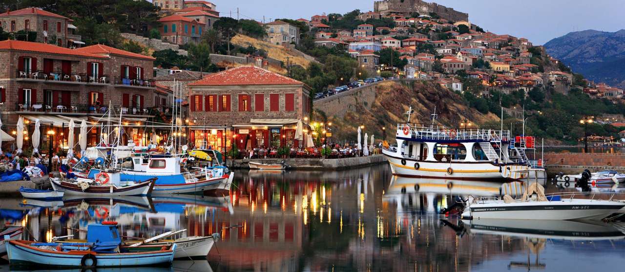 Molivos Lesbos Greek Island puzzle online