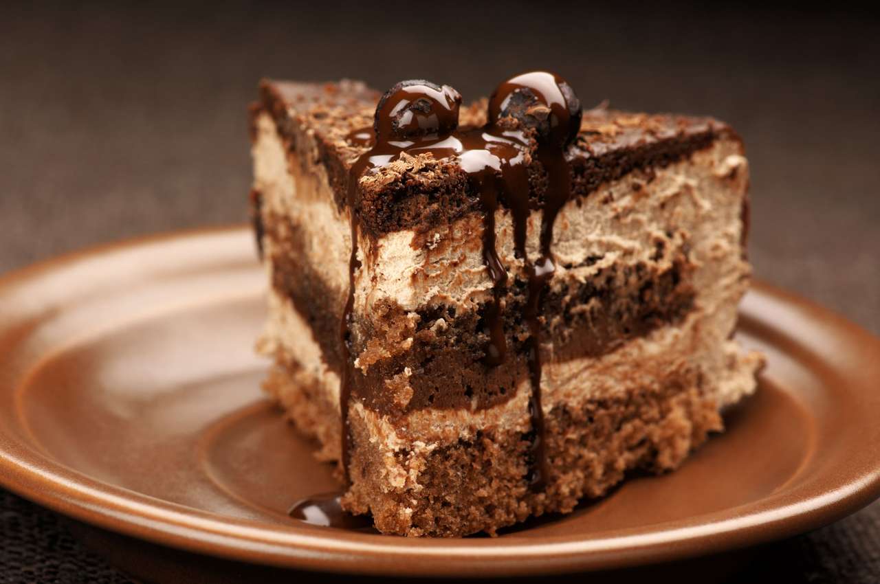 Domowe ciasto czekoladowe. puzzle online