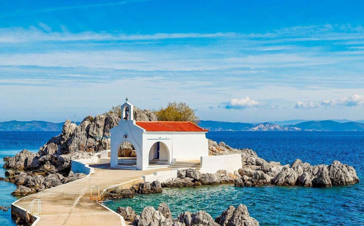 Agios Isidoros na Chios Grece Island puzzle online