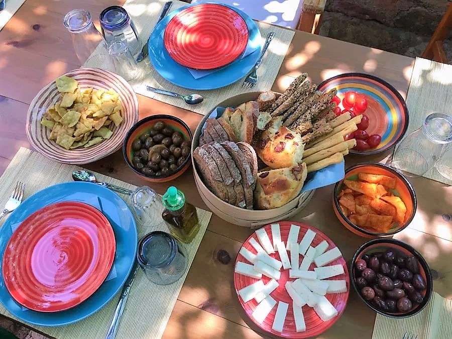 Jedzenie przekąski Chios Greek Island puzzle online