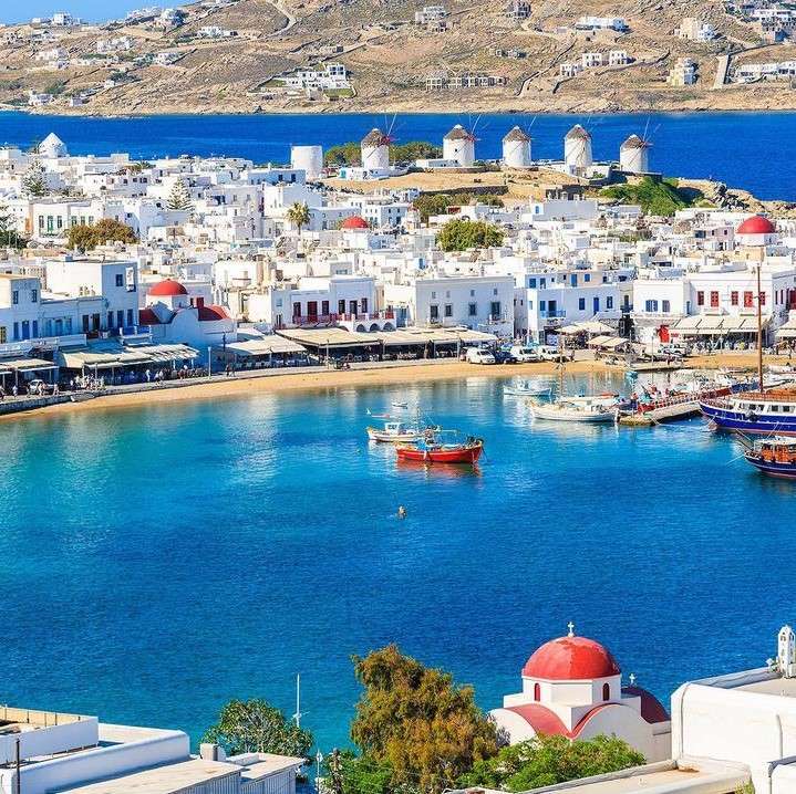 Mykonos- grecka wyspa puzzle online
