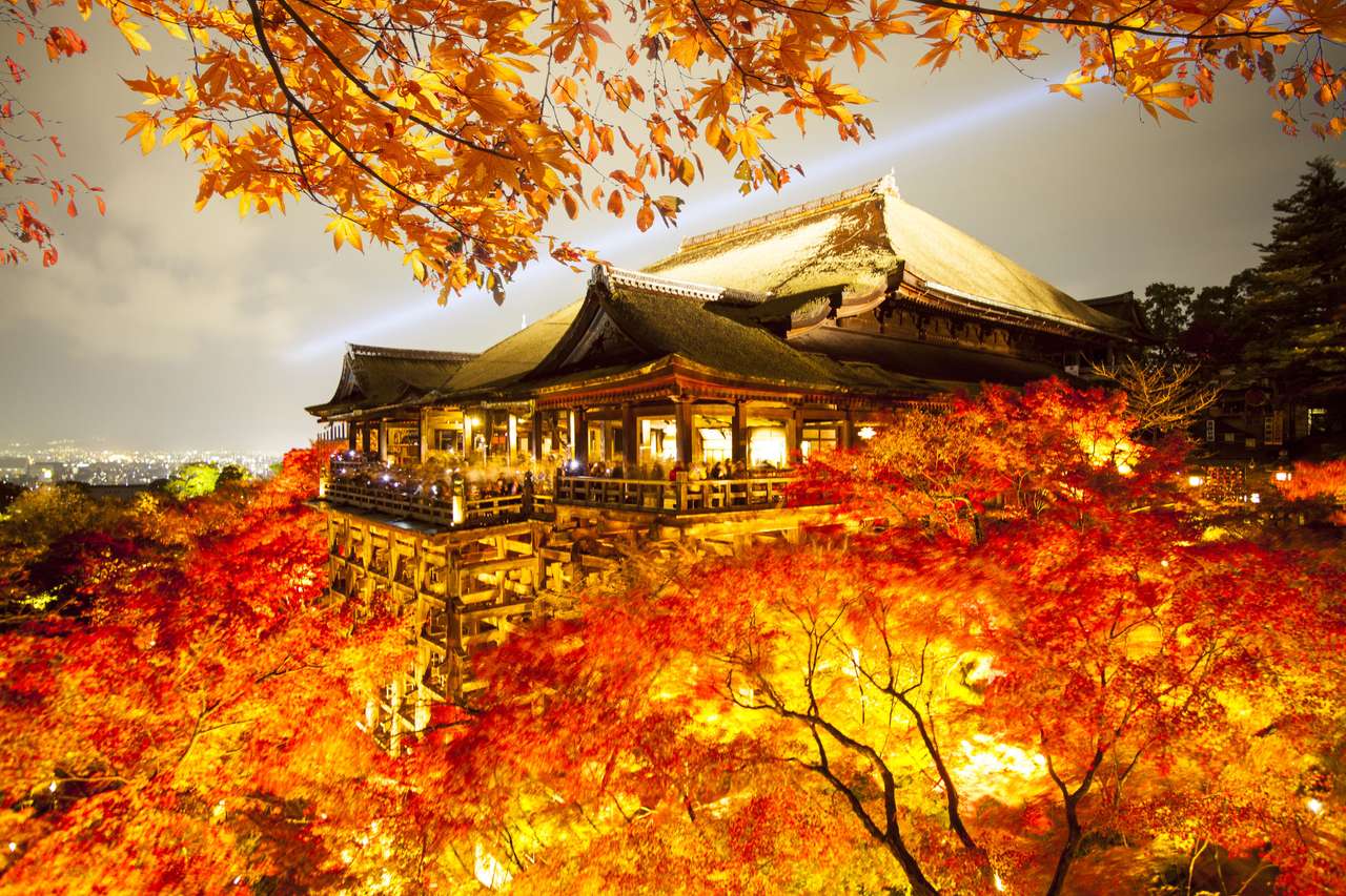 Kyoto klyomizu temple puzzle online