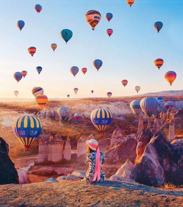 Lot balonów w Kapadocji puzzle online