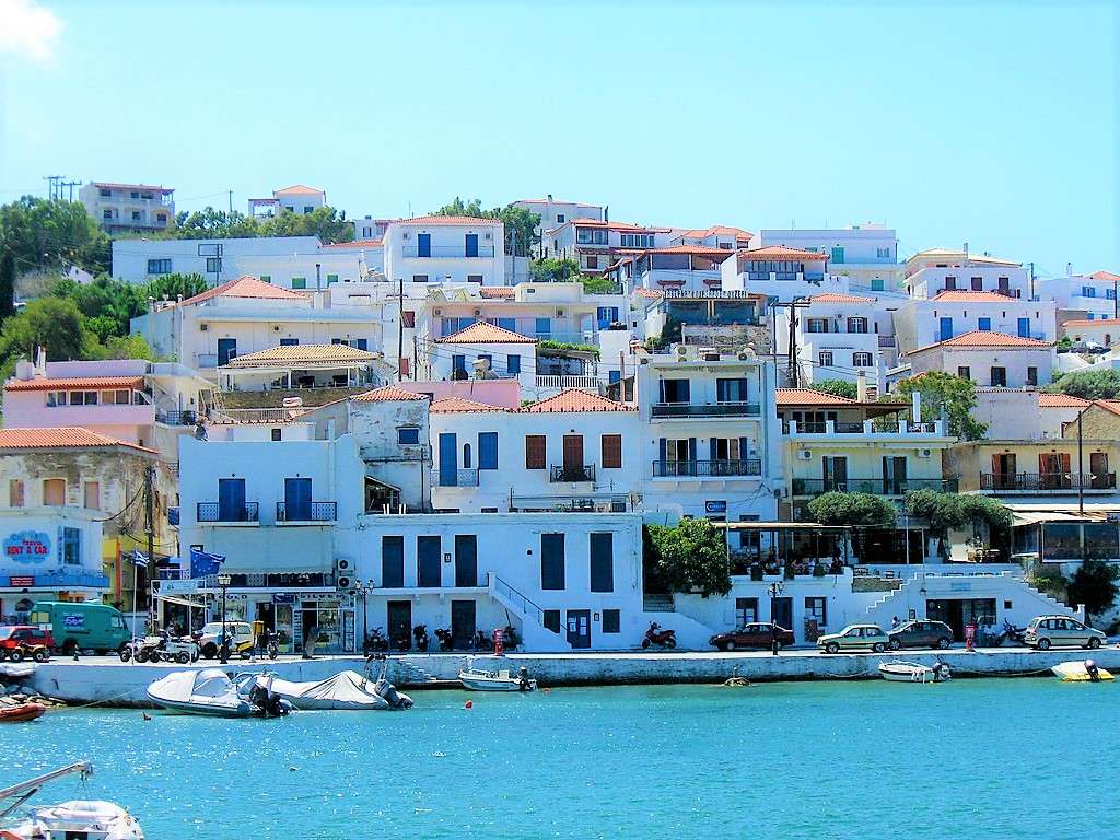 Andros Řecká ostrov skládačka
