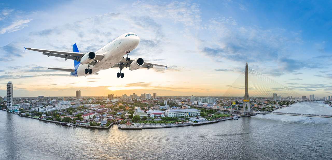 Samolot zdejmuje puzzle online