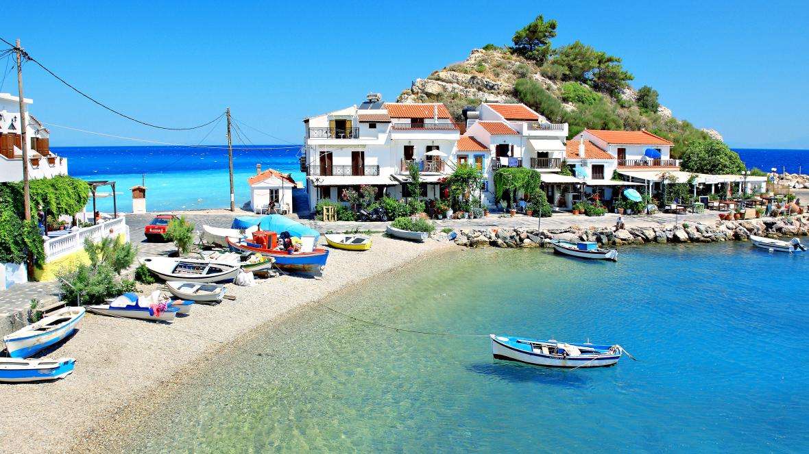 Samos – grecka wyspa na Morzu Egejskim puzzle online