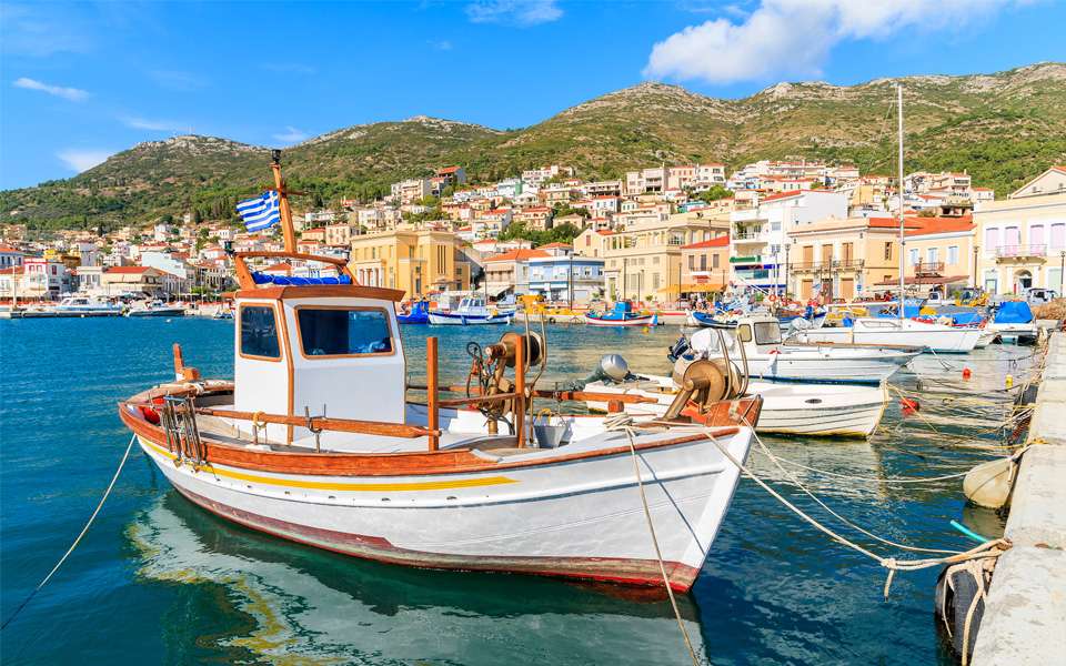 Wyspa Samos w Grecji puzzle online