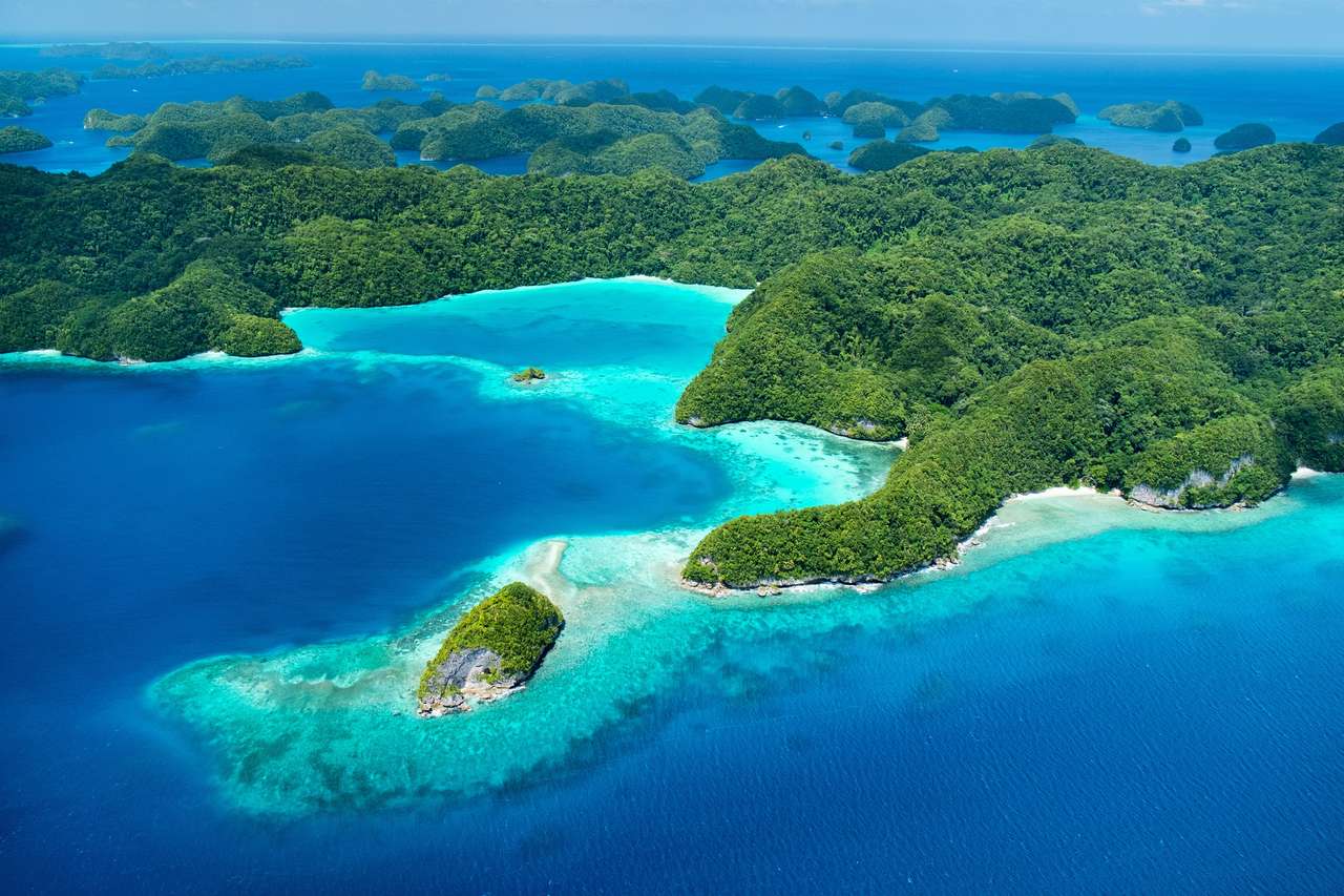 Palau Tropical Islands i Ocean Spokojny puzzle online
