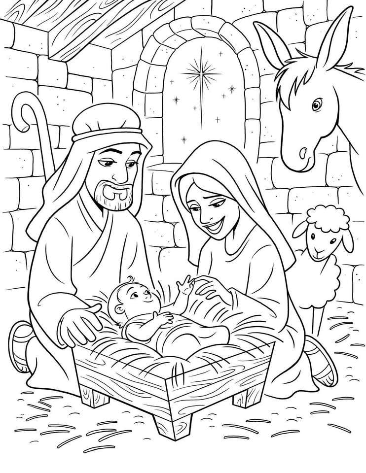 Narodziny Jezusa. puzzle online