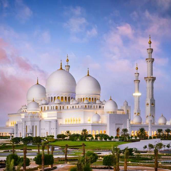 Meczet Szejka- Emiraty Arabskie puzzle online
