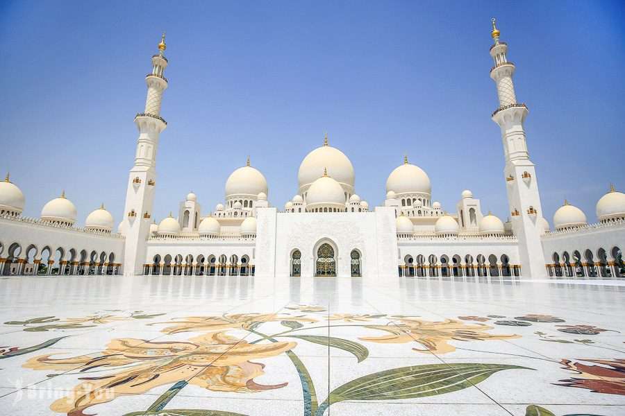 Wielki Meczet Szejka w Dubaju puzzle online
