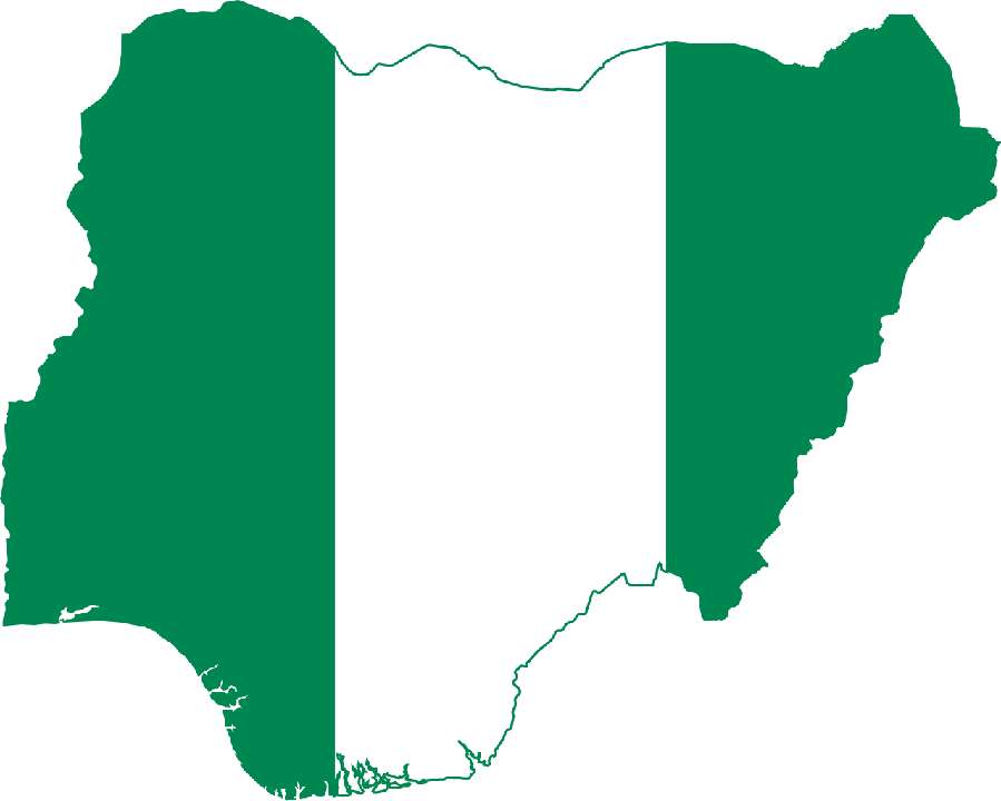 Mapa flaga Nigerii puzzle online