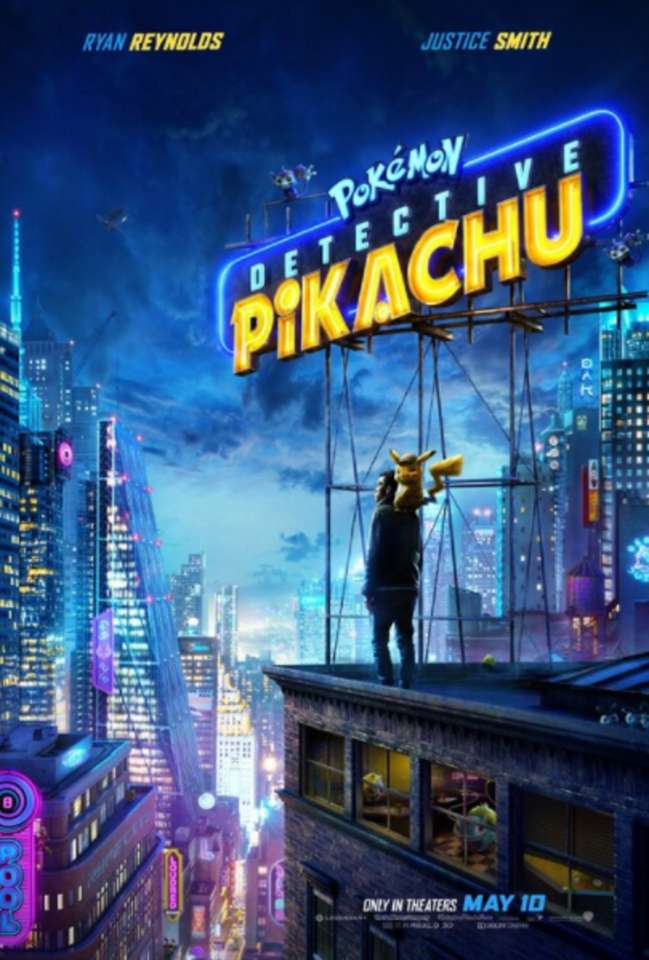 Pokemon: Detektyw Pikachu Plakat Film puzzle online