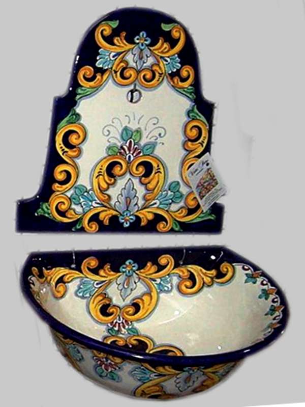 Ścienna ceramiczna fontanna puzzle online
