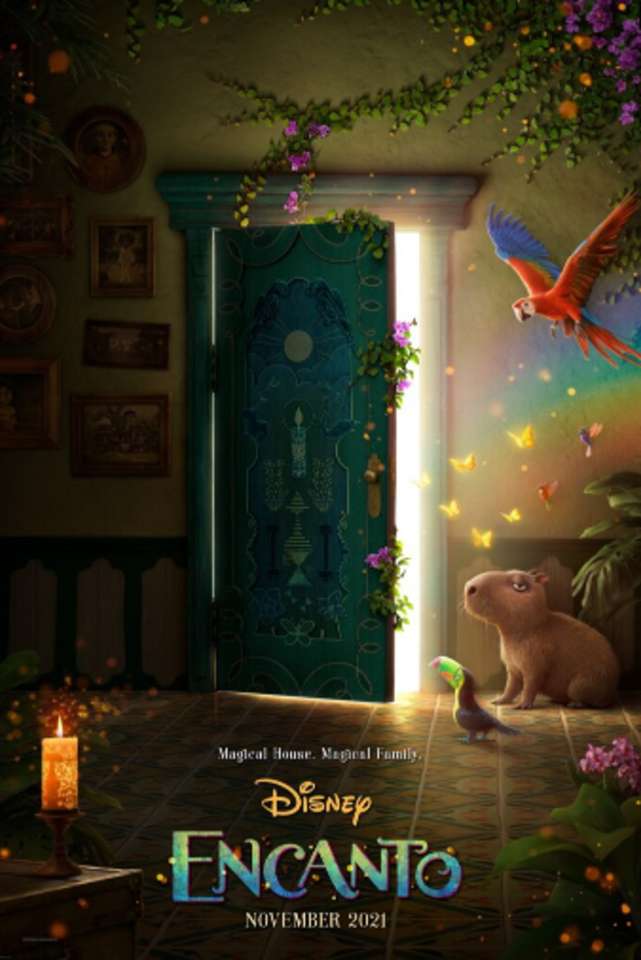 Plakat filmu Encanto Disney puzzle online