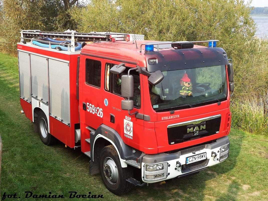Vehicul de pompieri de pompieri puzzle