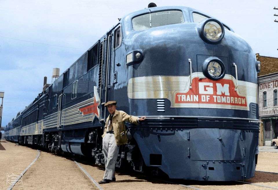1947 - GM pociąg jutra puzzle online