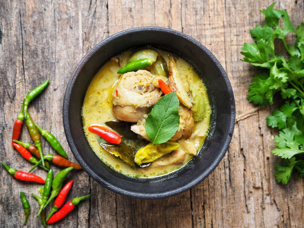 Green Curry Curry Thai Food puzzle online