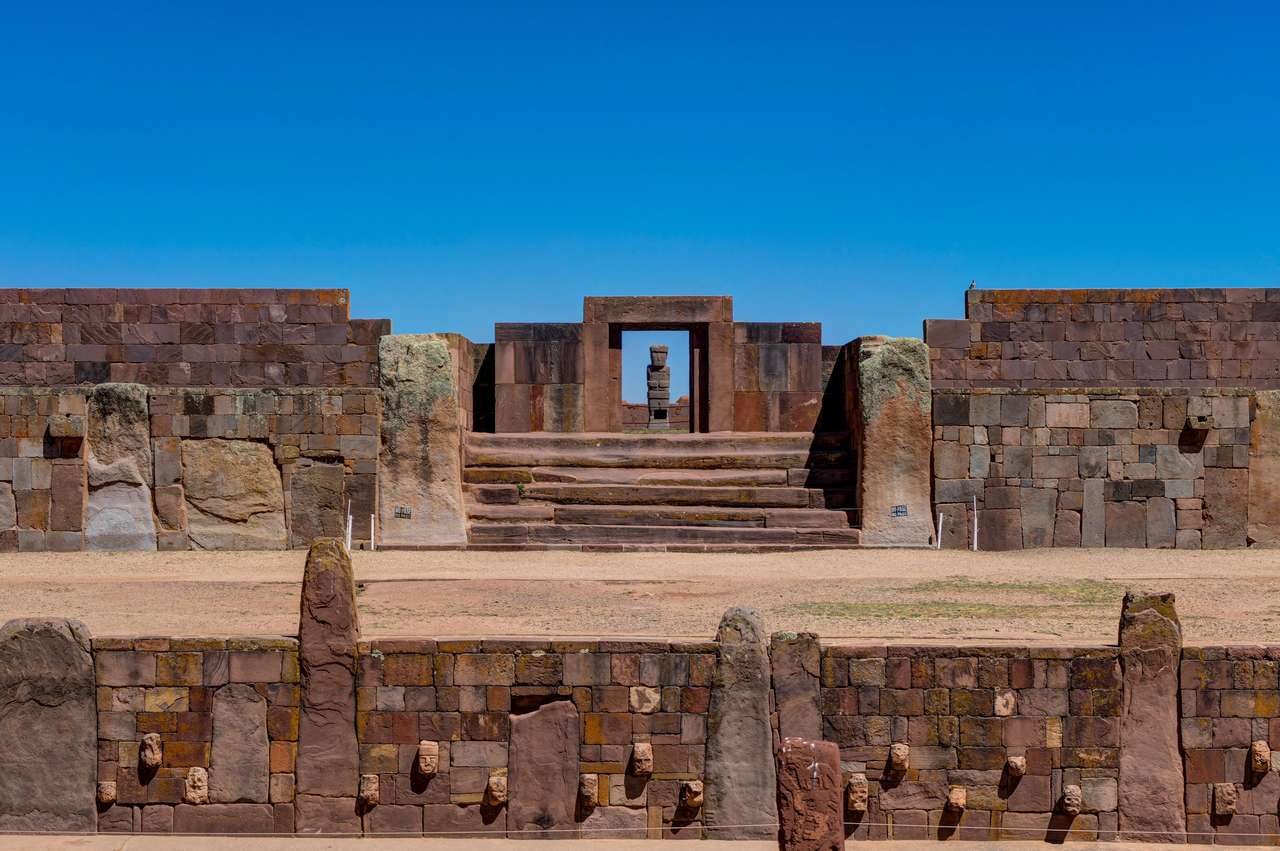 Ruiny Tiwanaku Boliwia La Paz puzzle online
