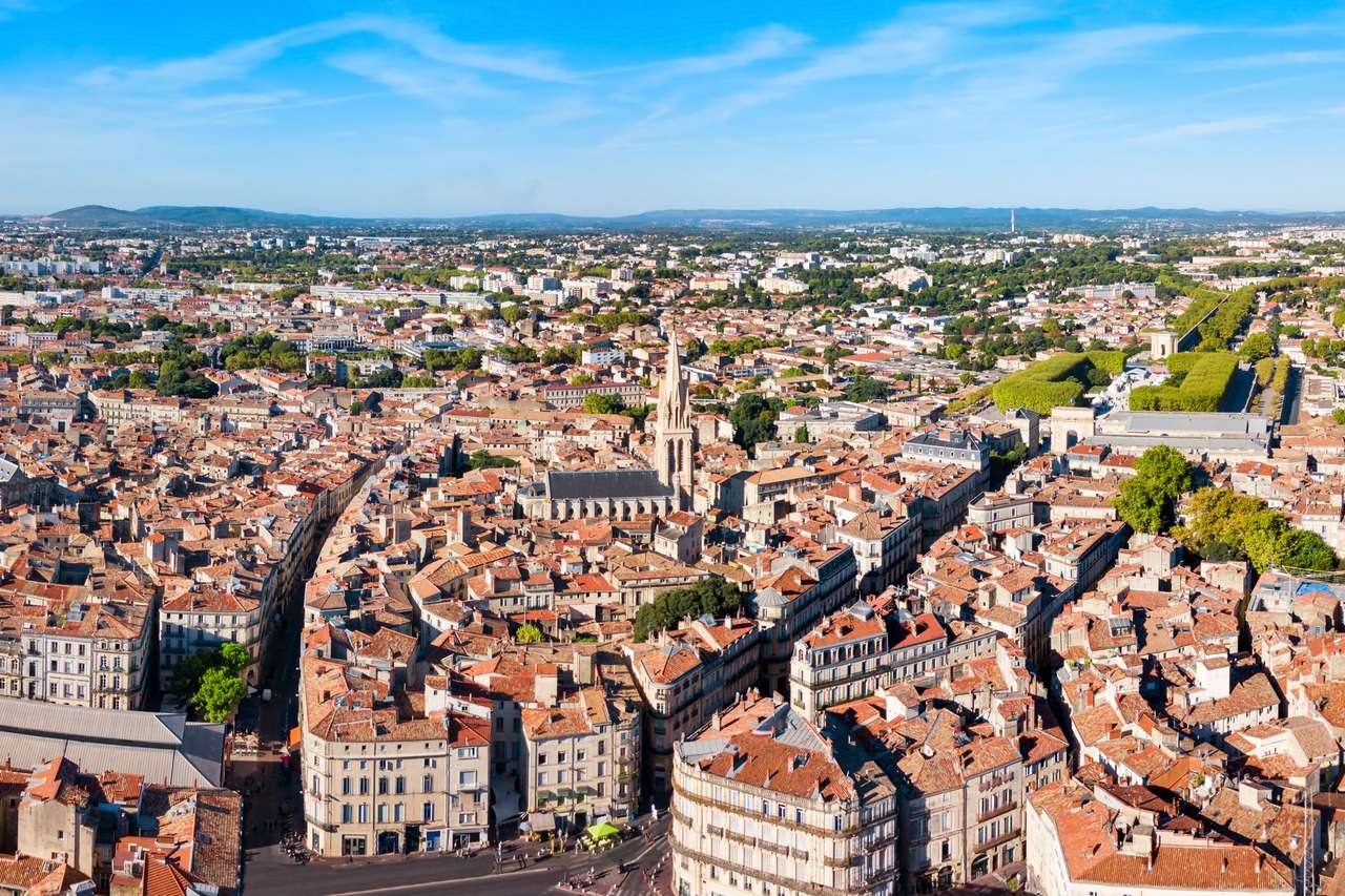 Montpellier w południowej Francji puzzle online