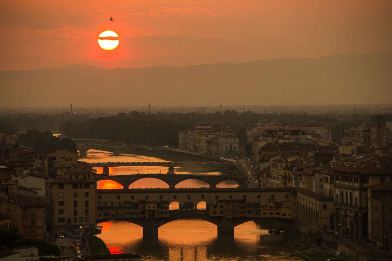 Bridge Ponte Vecchio, Włochy puzzle online