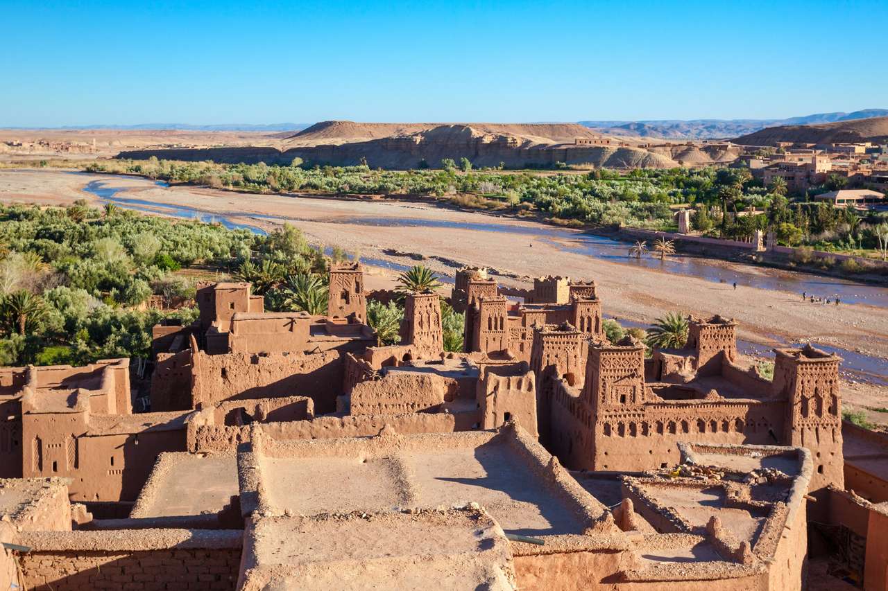 Ait Ben Haddou Wzmocniony miasto w Maroku puzzle online
