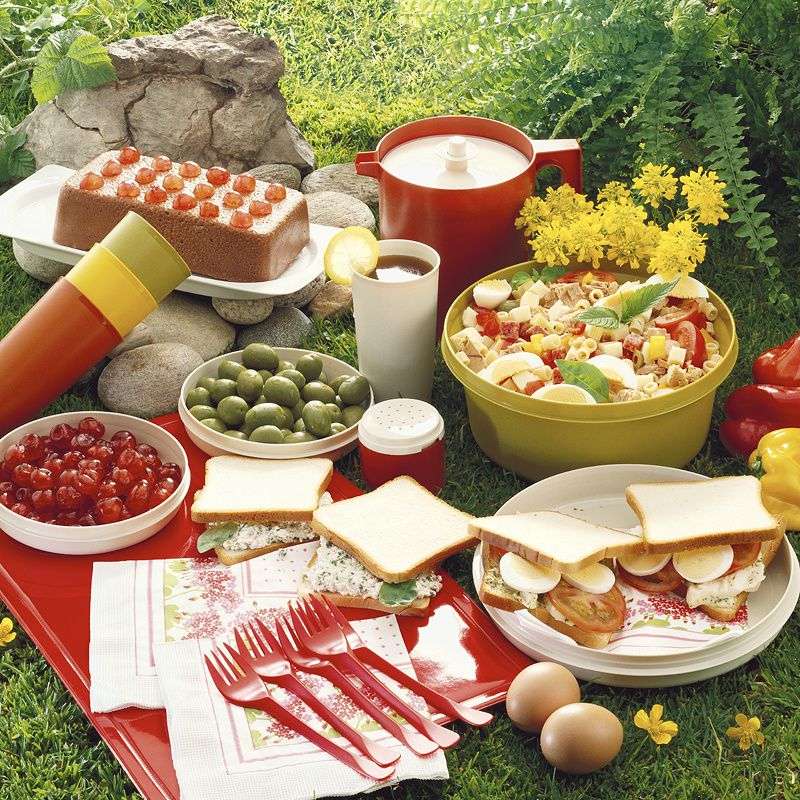 Piknik na łonie natury puzzle online
