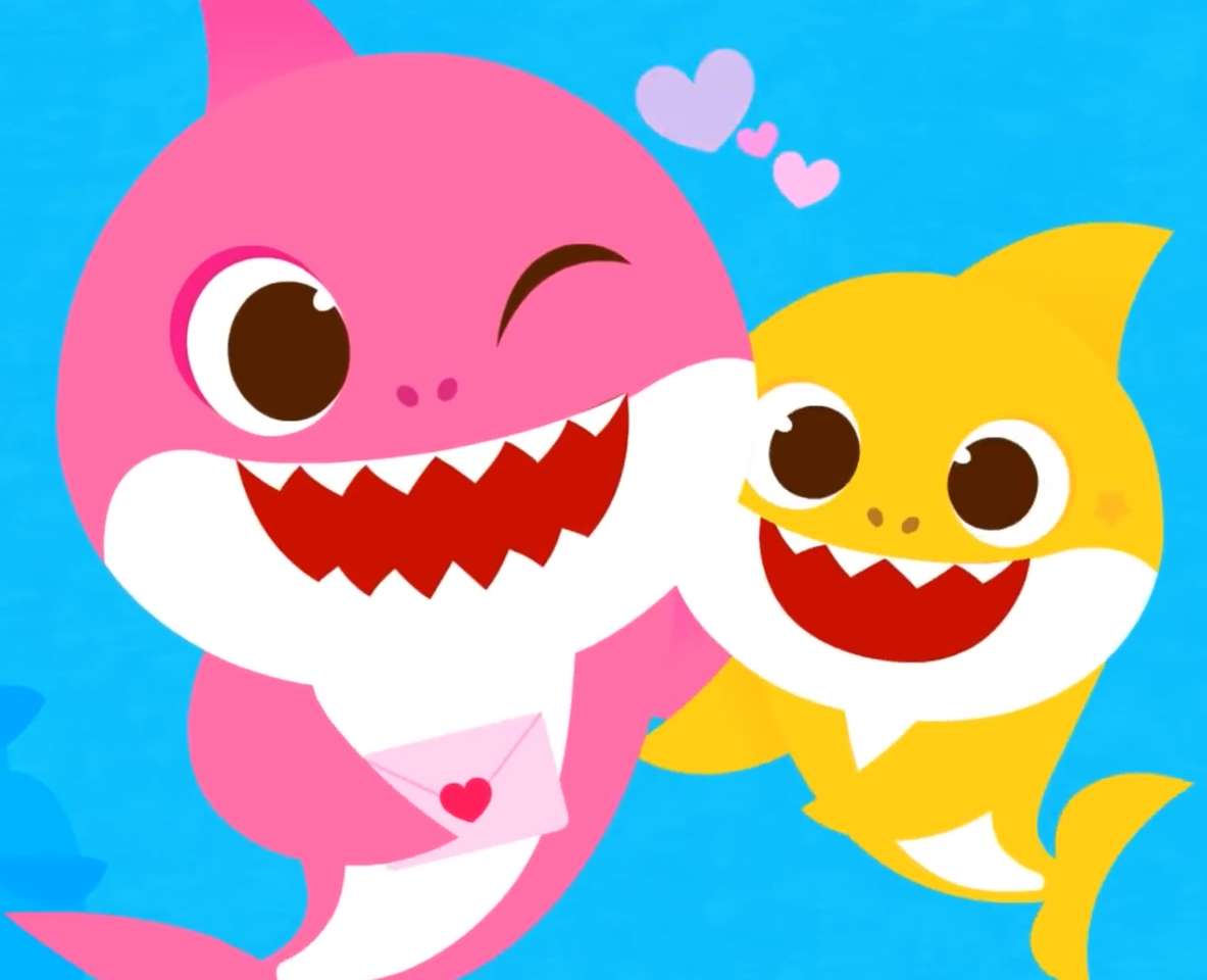 Mamy Shark and Baby Shark puzzle online