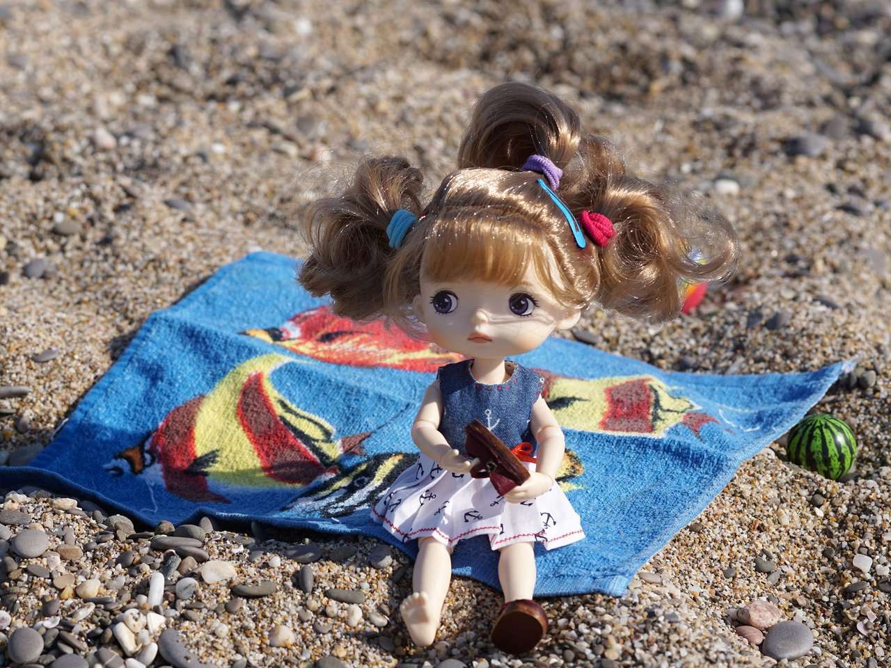 Lalka Fiona na plaży? puzzle online