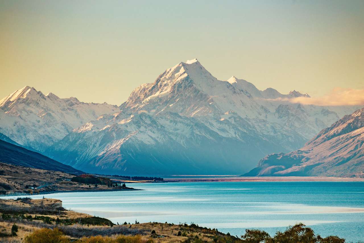 Droga do Mt Cook w Nowej Zelandii puzzle online