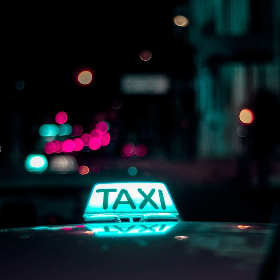 Oświetlenie biały taksówka puzzle online
